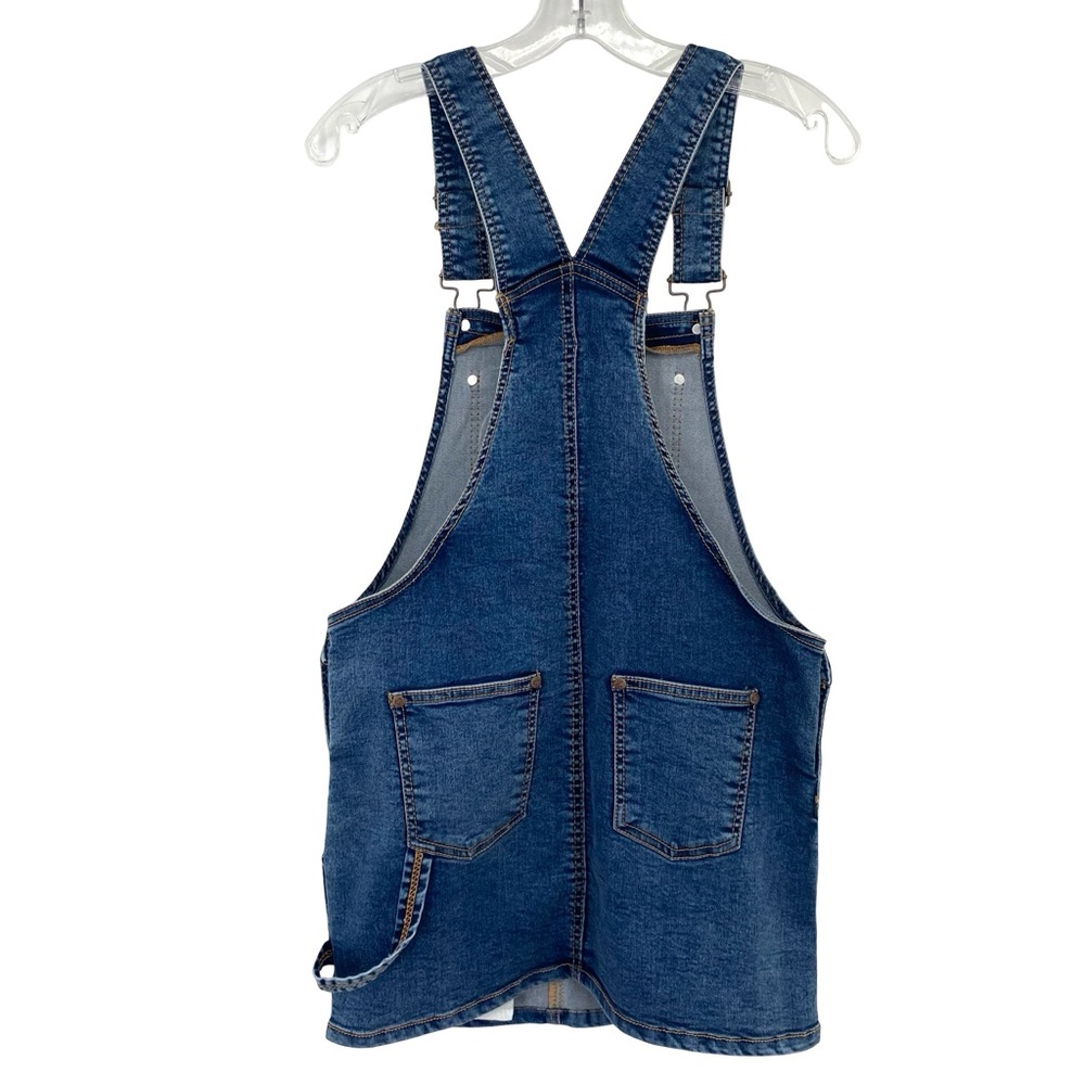 Love Trends Denim Jean Skirt Overall Jumper Size Medium - Picture 8 of 11